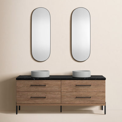 Dasher 72" Double Bathroom Vanity