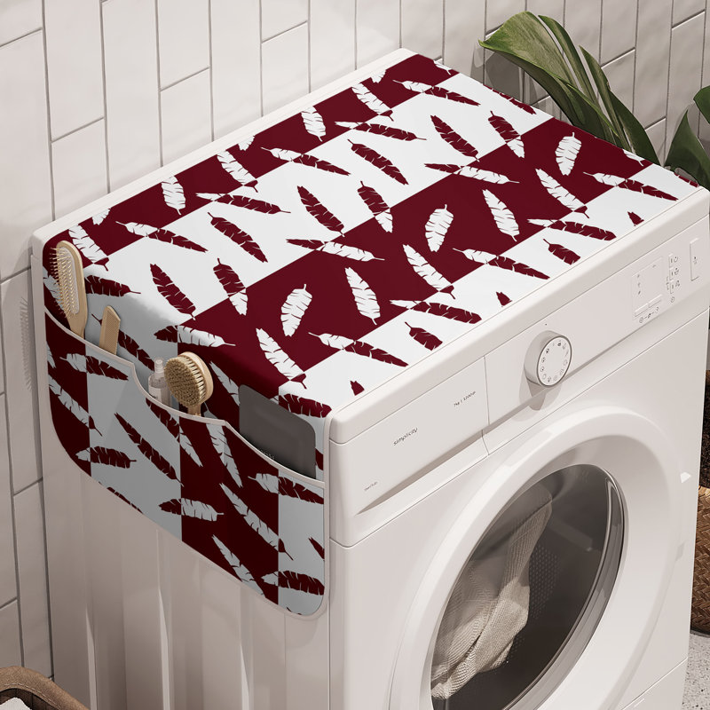 Ensemble de 2 bacs à linge marron et blanc de 47 po x 18,5 po East Urban Home Boho