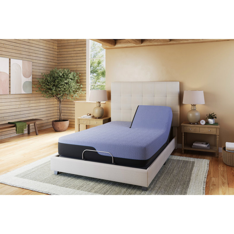 Grand matelas 12 po avec matériaux respirants et longévité pour un lit de taille, confort maximal