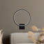 Modern Black Wall Lamp with Metal Body, 11.8 x 14.2 x 3.5 inches | Integral LED, 12W 3000K | Stylish Design with Durable Metal Base Plate, Perfect for Contemporary Home Décor & Ambient Lighting-106854161