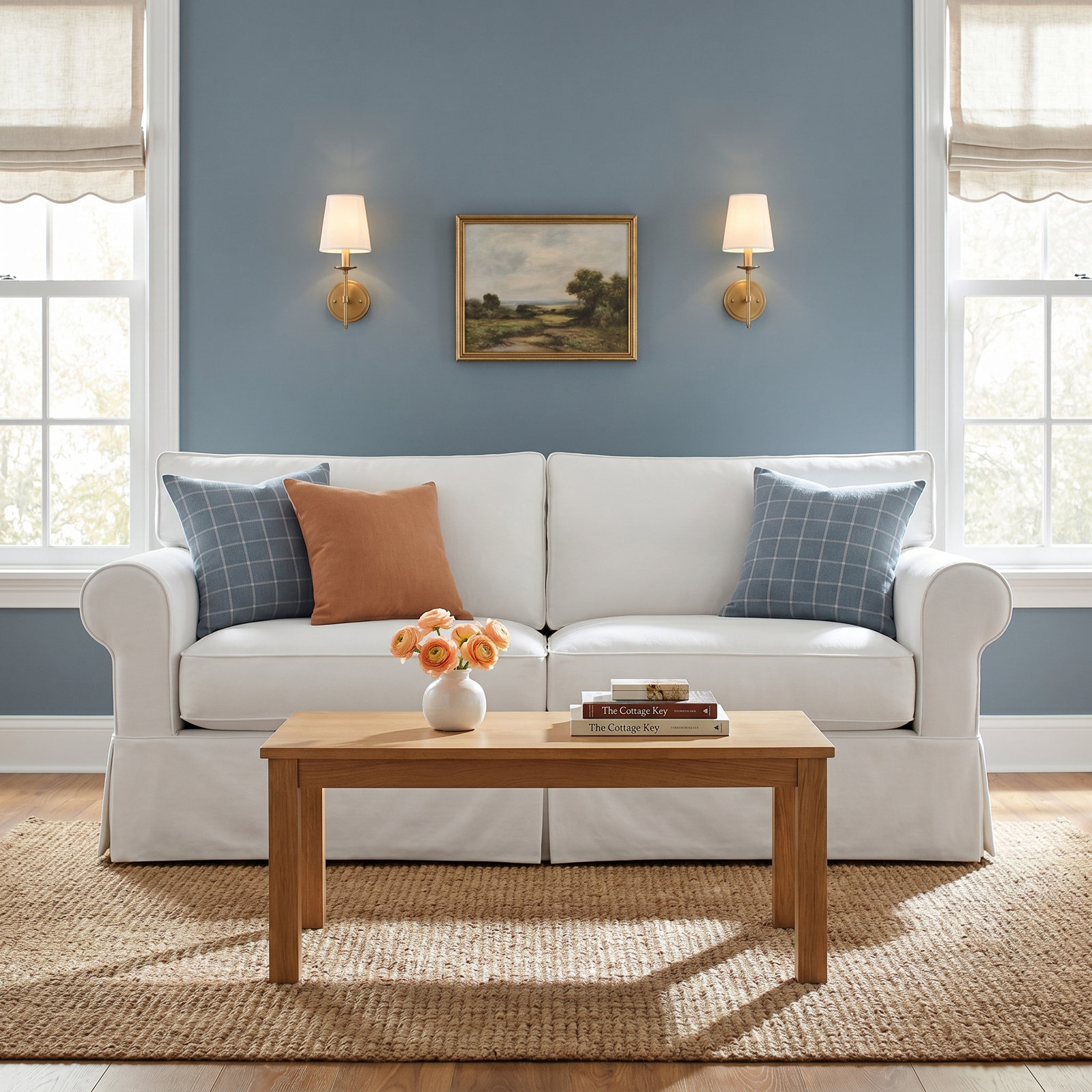 Amari 83'' Sofa, Bayou Off White Canvas