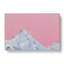 Snowy Mountain In Abstract - Wrapped Canvas-55337473