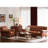 Tanyeka European light luxury retro leather sofa