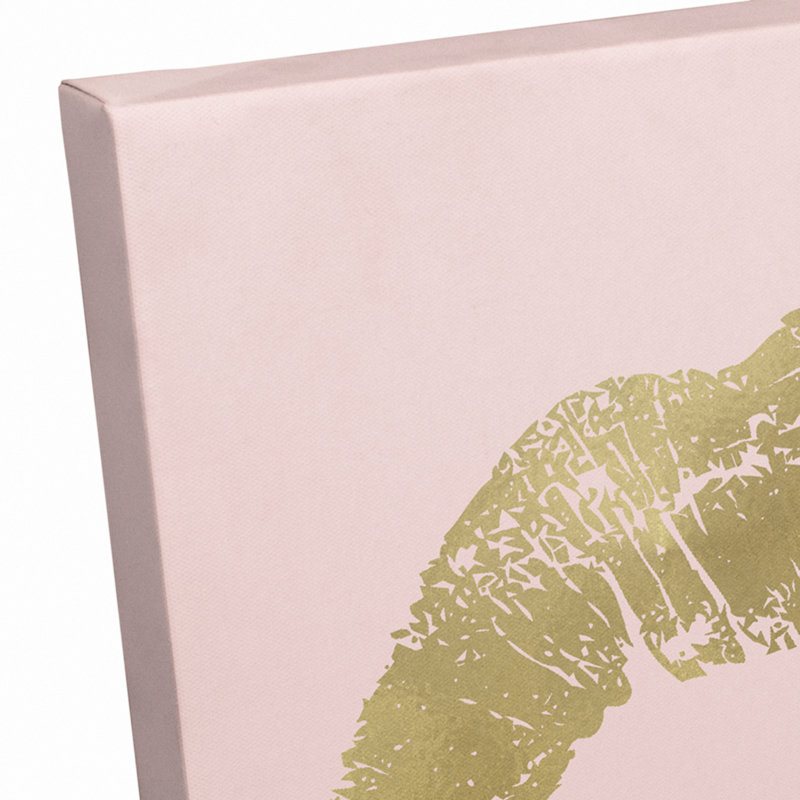 Muah Lips - reproduction sur toile sans cadre
