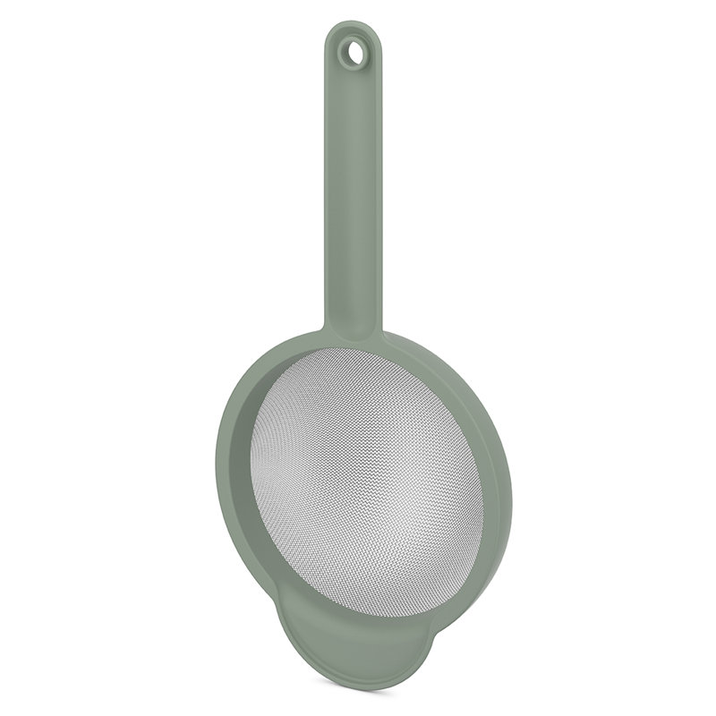 Mepal Stainless Steel Sieve Chef It 16.7cm - Nordic Sage, 2.4cm H x 19.9cm W x 9.4cm D, Blue