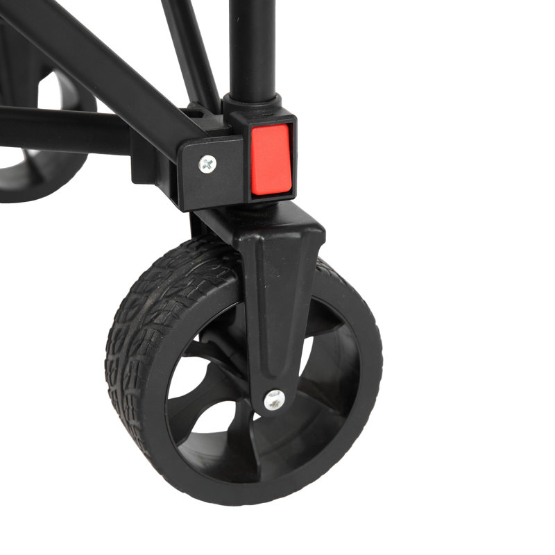 Folding Wagon Cart with All Terrain Wheels, Green
