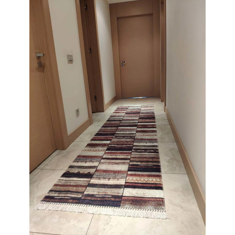 Tapis antidérapant en polyamide Firenze, Rectangle 2 pi 7 po x 4 pi 11 po