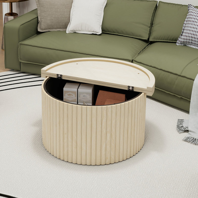 Table basse, table basse ronde, table d'appoint moderne pour salon, appartement