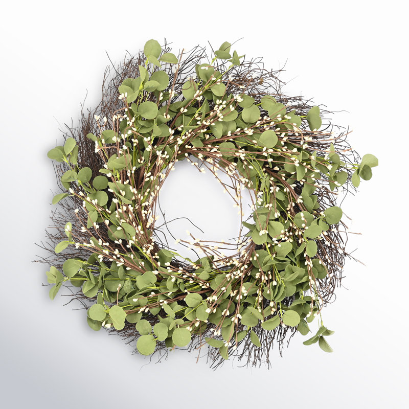 24" Spring Daisy Wreath For Front Door