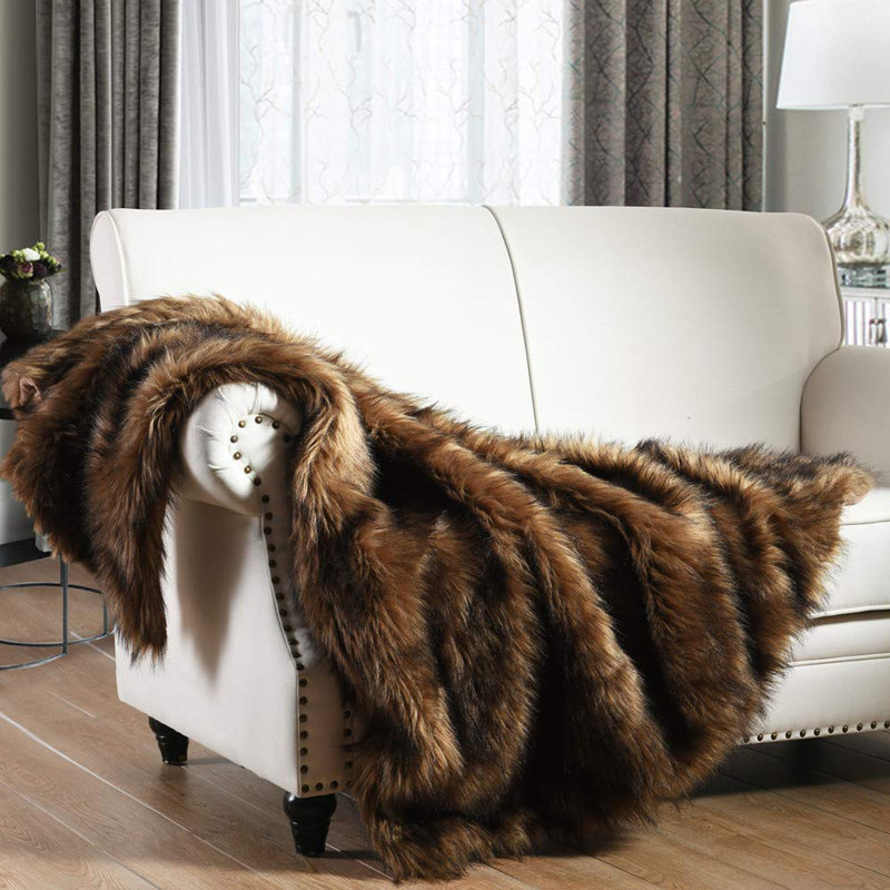 Stembridge Throw Blanket, Brown