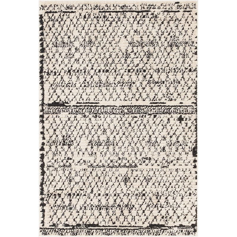 Victorville Abstract Indoor Rug, Rectangle 4' x 6'