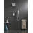 Shower System,Waterfall Rainfall Shower Head With Handheld, Shower Faucet Set For Bathroom Wall Mounted