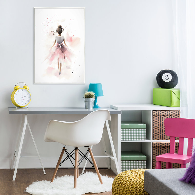 Plaque murale vue mouchetée ballerine, design par Creative Studio, H 19 po x l 13 po