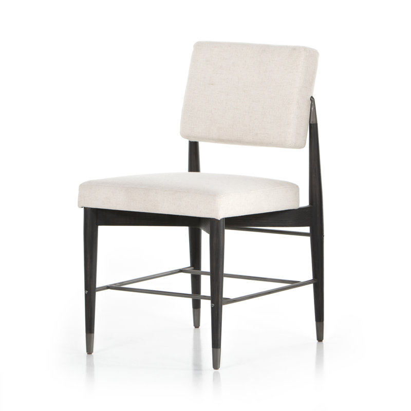 Anton Upholstered Dining Chair, Ivory Fabric