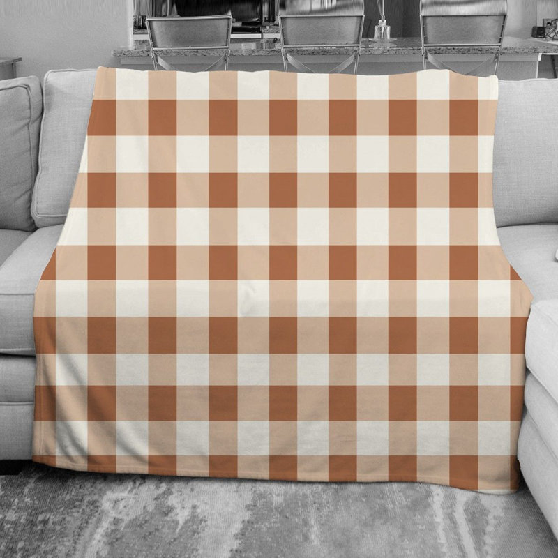 Machine Printed Throw Blanket