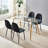 Margery 4 - Person Glass Top Four Leg Dining Set-256013146