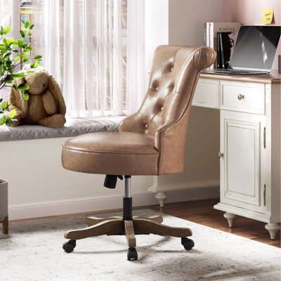 Asyra Wide Back Tufted Swivel Task Chair