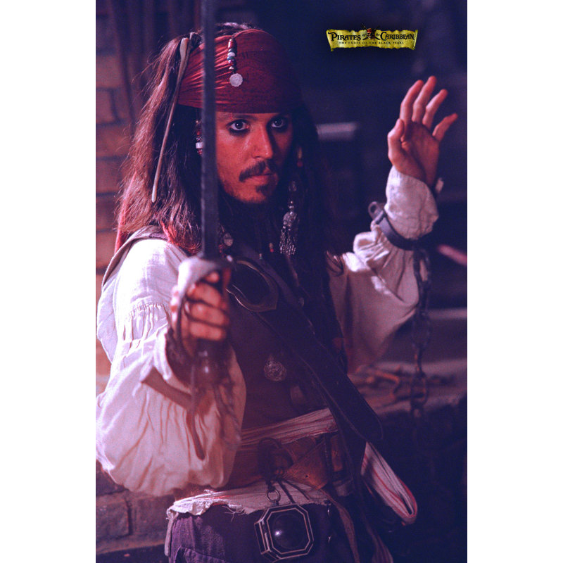 « pirates de the caraïbes-jeanne », impression sur papier