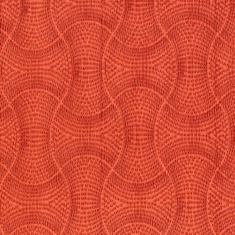 Rodeo Fabric | Dotted Modern Geometric Fabric | Drapery & Curtain Fabric, Rust