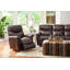 Fauteuil inclinable manuel berçant en cuir James-106885387