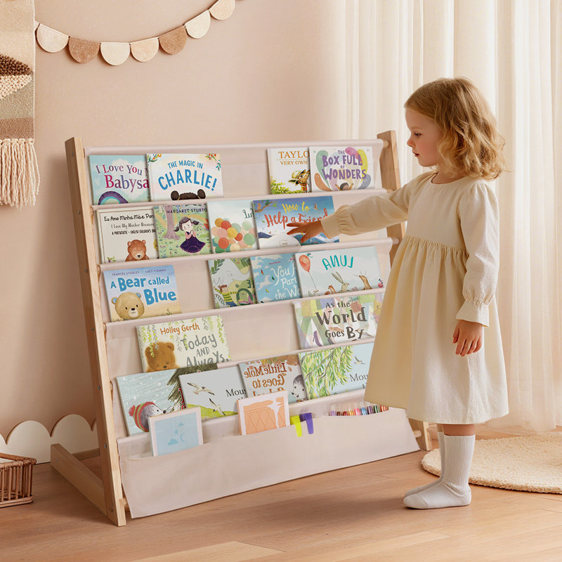 Bookcase Book Shelf Display Book Rack Storage, Compact Storage Rack for Books and Magazines
