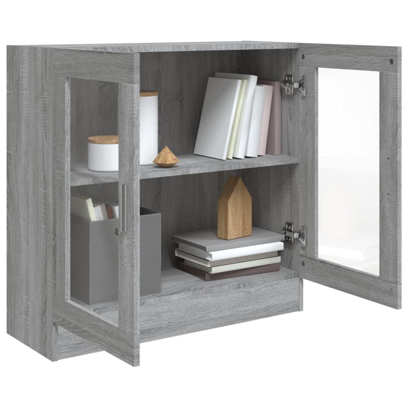 Vitrine vidaXL Vitrine, Sonoma gris