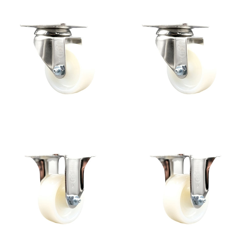 4 Piece Nylon Caster Set