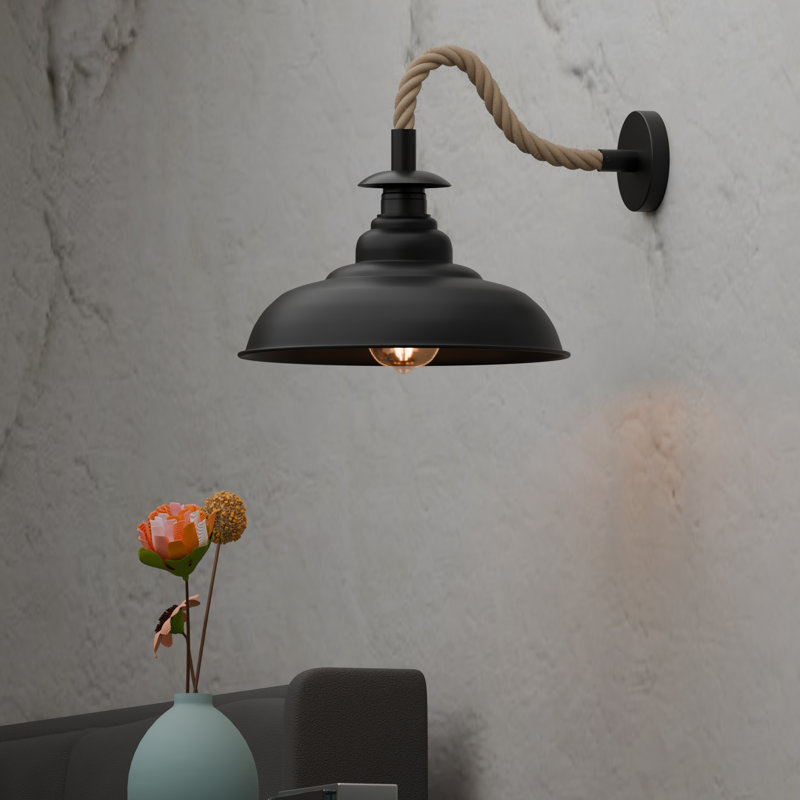 Mairead Armed Sconce, Yes, Black