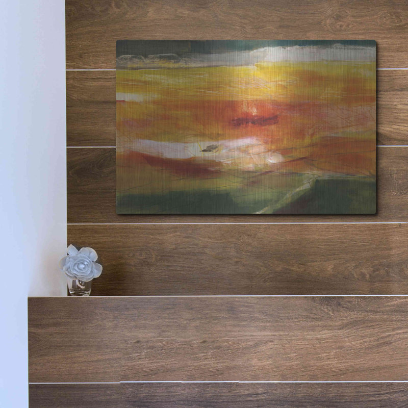 «Bra Journey» par Jo Maye, art mural en métal Brayden Studio®, H 12 po x l 16 po
