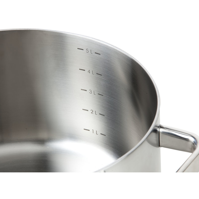 Healthy & Tasty (by DOMO) Stainless Steel Cooking Pot, 31cm H x 27cm W x 24cm D.