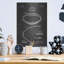 "Football Blueprint Vernis tableau noir" par Luxe-1370406303