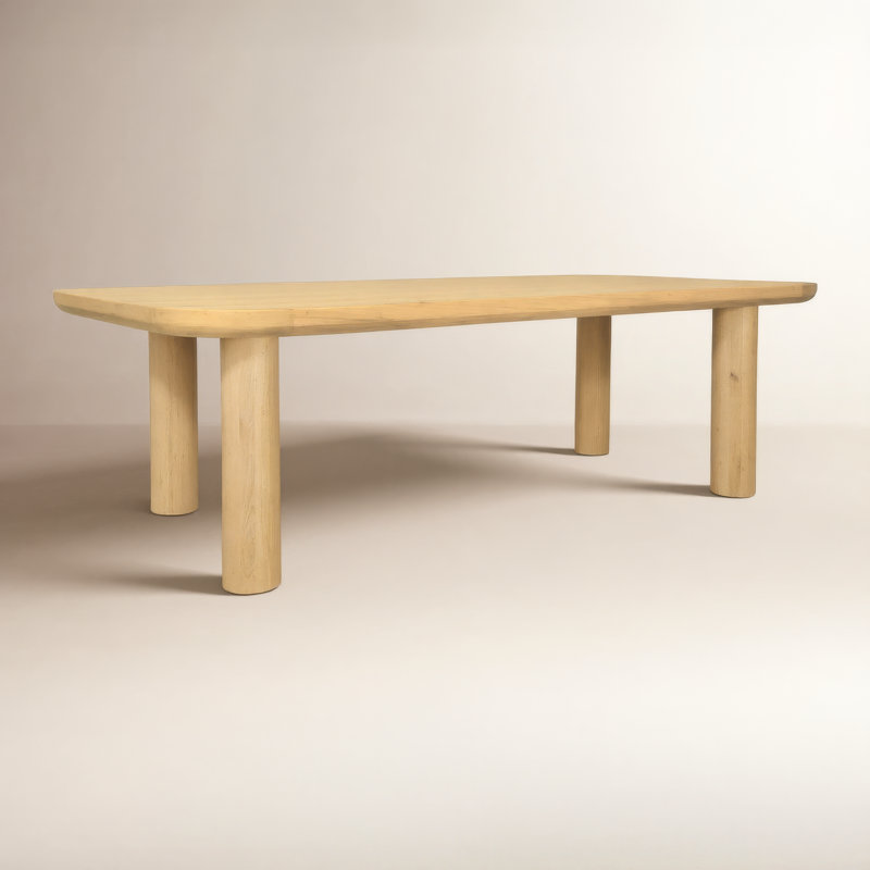 Anders Dining Table Large Natural, 30"H x 98"L x 42"W