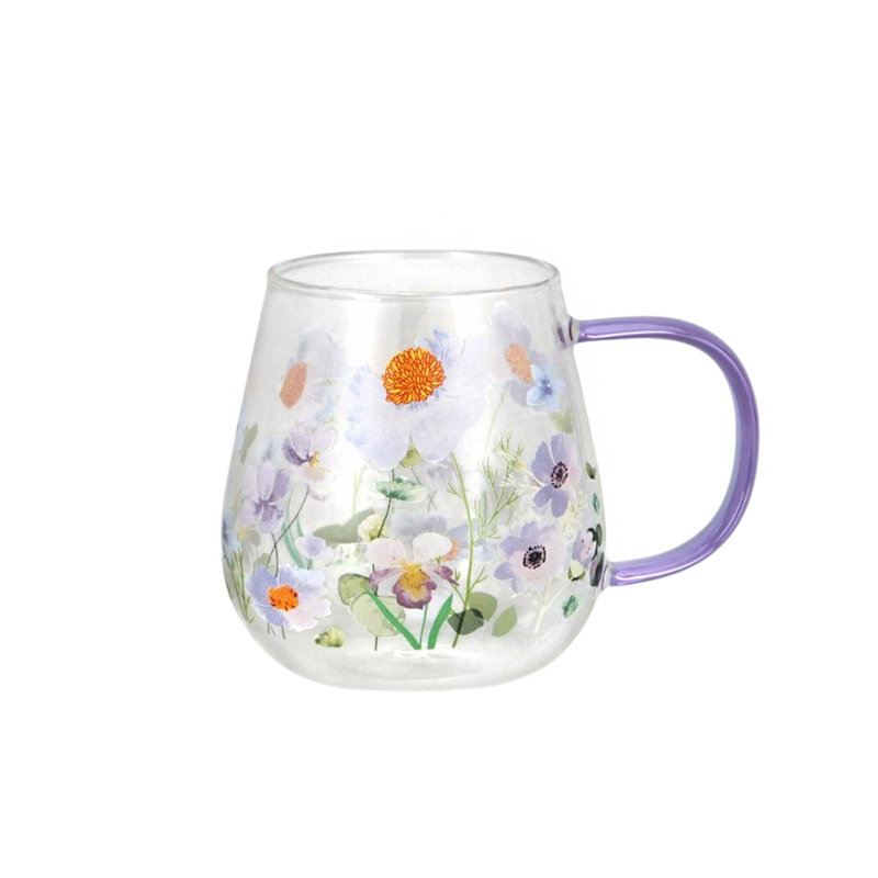 Grande tasse en verre à camomille résistante à la chaleur