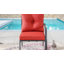 Chaise de patio avec coussins Jenalea