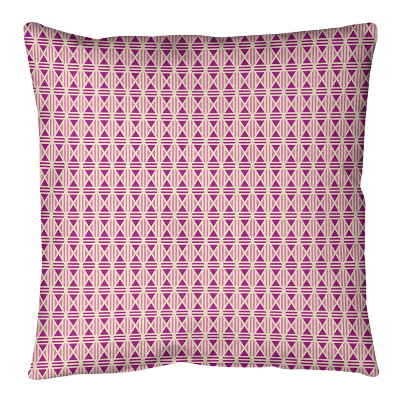 Coussin de sol Katelyn Elizabeth, 28 po x 28 po, Mauve