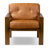 Skive Lounge Chair in Cognac Tan-797382143