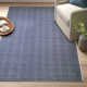 Aliso Cotton Navy/White Rug & Reviews | Birch Lane