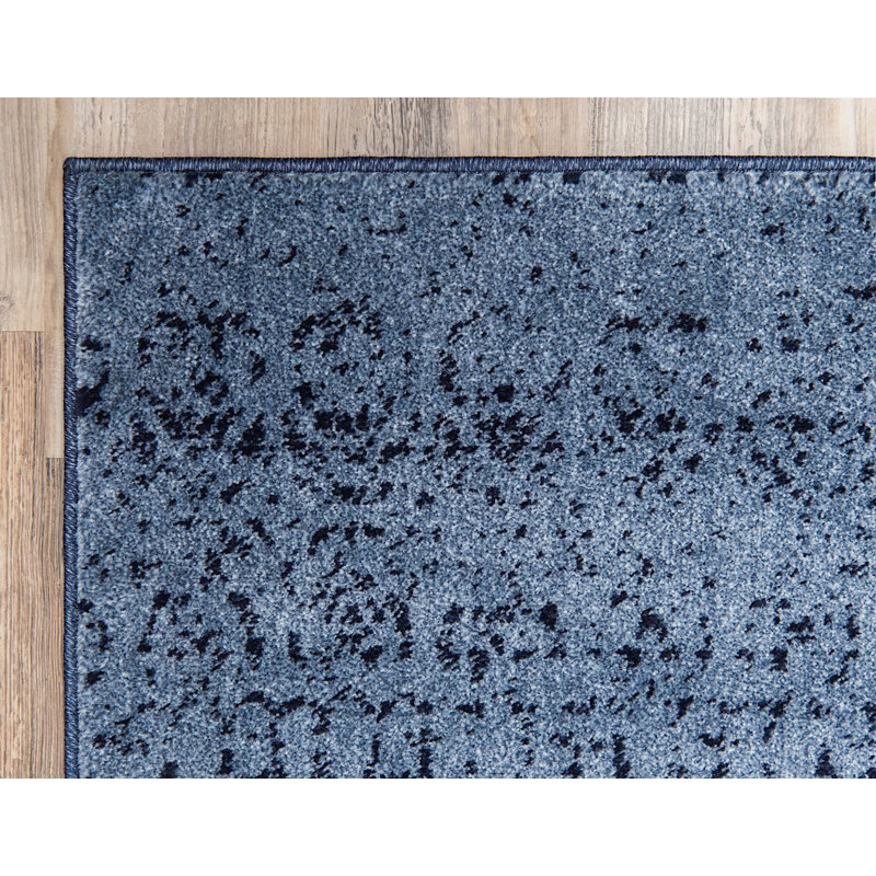 Tapis saphir géométrique Desdemona, Rectangle 9 pi x 12 pi