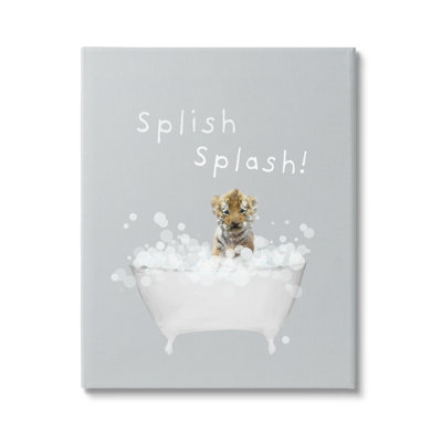 «Splish Splash Baby Tiger» par Leah Straatsma