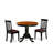 Maffra Rubberwood Solid Wood Dining Set-373984725