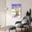 «Birch with Cardinal» par Annelein Beukenkamp, art mural en verre acrylique-251116130