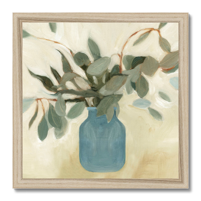 Arrangement II by Emma Scarvey - Painting, Natural Wood Framed Paper Print, 34cm H x 34cm W