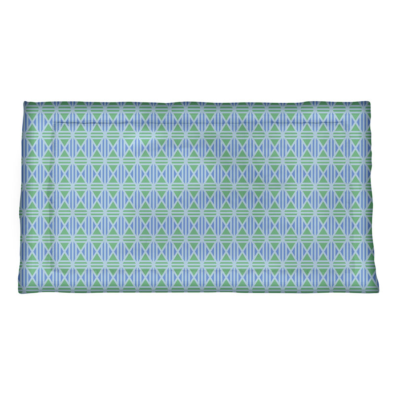 Taie décorative Katelyn Elizabeth, Microfibre, Très grand lit, Bleu et pastel