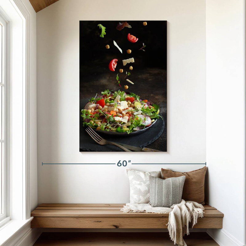 Yarlin Chickpea Salad, 48" H x 32" W