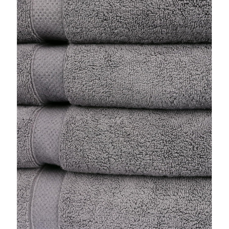 Cotton Bath Towel, Gray