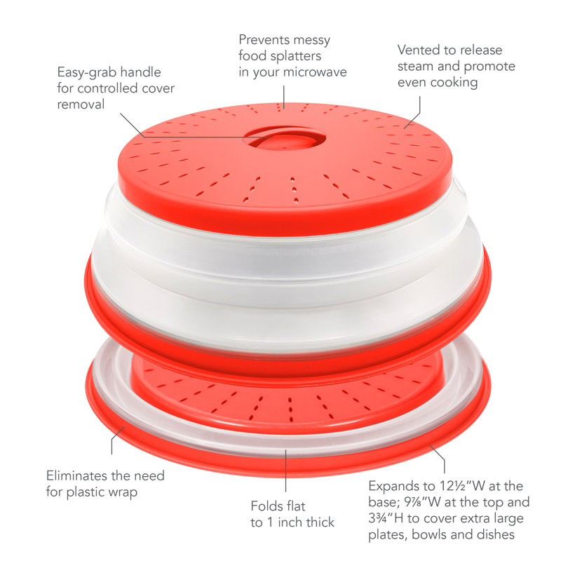 Tovolo Universal Plastic Lid, Red