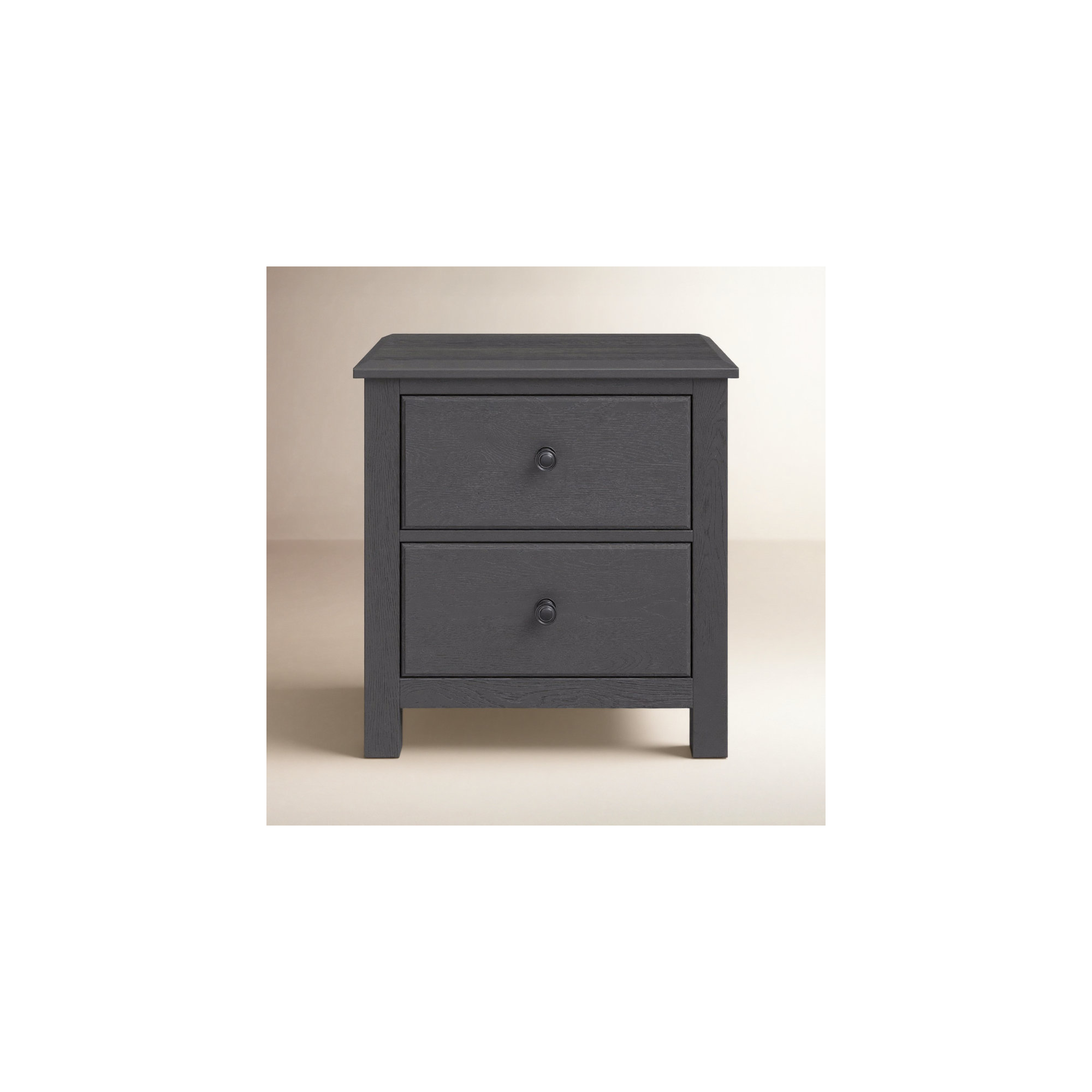 Lewin 2-Drawer Nightstand, Graphite