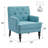 Arnice 29" W Button Tufted Upholstered Club Chair with Nailhead Trim (Set of 2)-1011761739