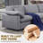 7 Piece 144" Chenille Sectional Sofa Oversized Modular Reversible Deep Seat Cloud Couch With Corner & Removable Ottoman-838065030-838065033