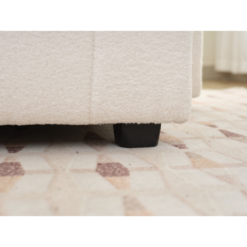 Canapé modulaire en laine Lamb, Beige
